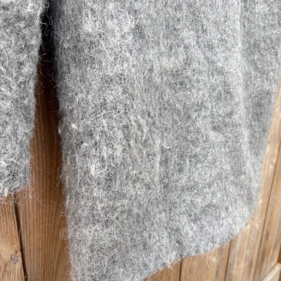 Sezane x Madewell Octave Wool Blend Longline Double Breasted Blazer Coat Small - Picture 12 of 17